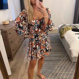 Show Me Your Mumu Mandi Mini Dress in Bailey's Butterflies